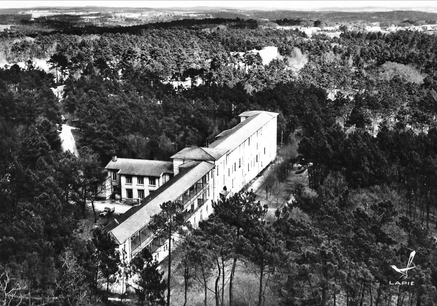 Le sanatorium de Boscamnant vu du ciel
